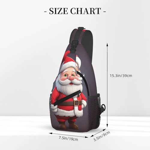 Bolso tipo Sling para hombre y mujer negro miniatura 2