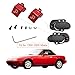 Soft Top Convertible Roof Latch Lock Repair Kit Left & Righ Fit for Mazda Miata 1990-2005 (Red)