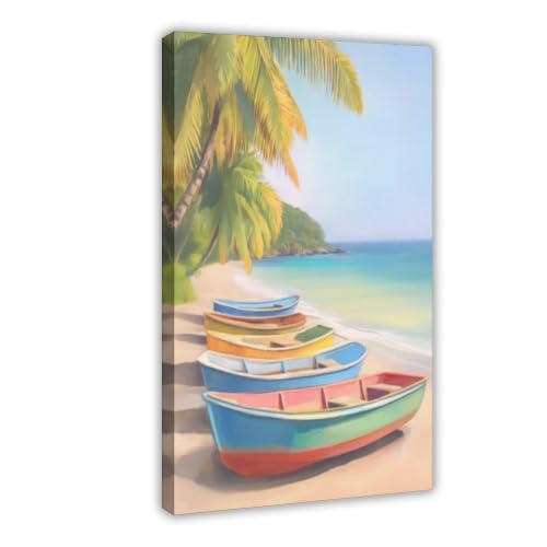 Poster sur toile Playa Coast Seascape 3 tableau décoration chambre bureau 20x30