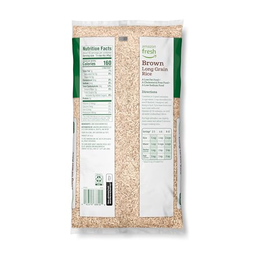 Amazon Fresh ASD363 Brown Long Grain Rice thumb #1