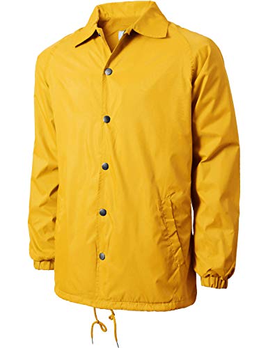 Hat and Beyond Mens Coaches Jackets Waterproof Active Windbreaker