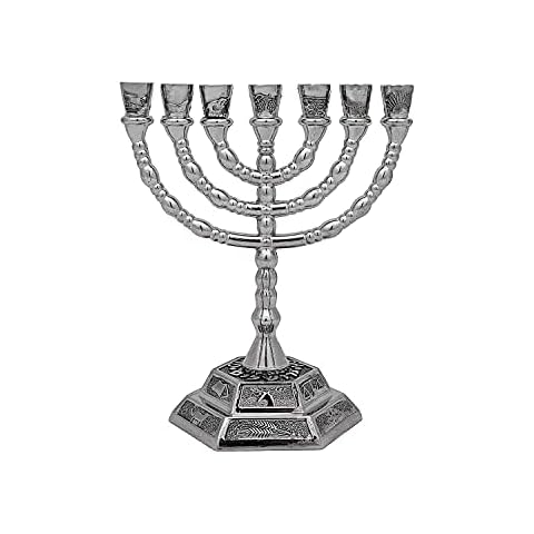 Candelabro de mesa SHUCK24 Menora 12 troncos de Israel Cover