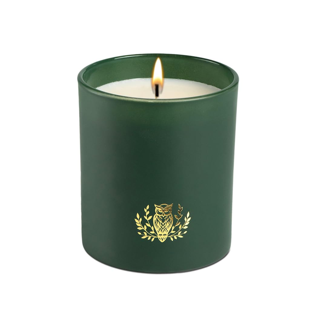Bougie parfumée de luxe | Cire de noix de coco et de colza coulée à la main | Prune foncée, cerise noire et ambre | 250 g (pivoines baisées au daim)