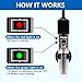 FREESEA Aquarium Fish Tank Heater: 25W/50W/100W/300W Small Submersible Aquarium Heater with Preset Temperature for 1-5 Gallon Betta Turtle Freshwater Saltwater Tank