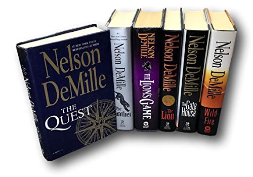 Rare SIGNED Nelson DeMille The Quest LOT 6, Panther, Lion's Game, The Lion, Wildfire [Hardcover] unknown