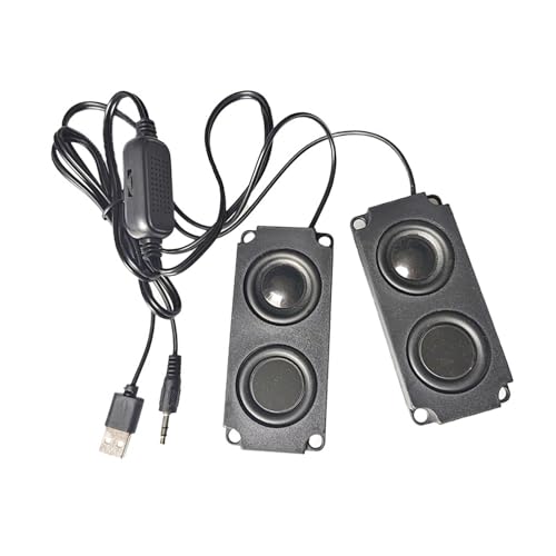Hsyzygian Altavoz pequeño USB de sonido pequeño subwoofer portátil para amplificación de sonido portátil, accesorios de dispositivos electrónicos, altavoz USB para portátil/teléfono