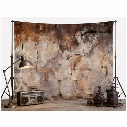 Fondo Fotográfico Piedra Cueva Poliéster 8x6FT miniatura 6