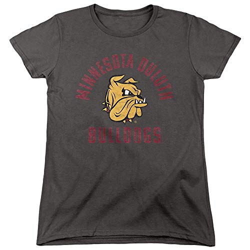 University of Minnesota Duluth Official Bulldogs Logo Women's, Charcoal, S