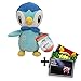 Produktbild Lively Moments Pokemon Plüschtier ca. 20 cm / Kuscheltier / Plüschfigur Plinfa + Exklusive GRATIS Grußkarte