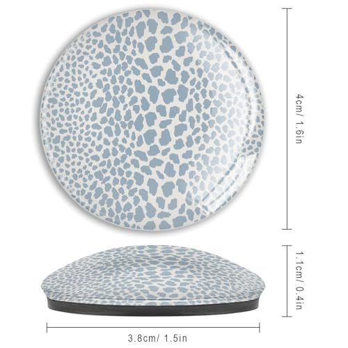 Imanes de cristal con estampado de leopardo para casillero escolar 4