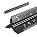 Maßstab Lineal Dreikantmaßstab Maßstab für Architekten,Matrix 30 cm solides Aluminium Lineal: 1:100, 1:200, 1:250, 1:300, 1:400, 1:500 (schwarz, 1 stück)