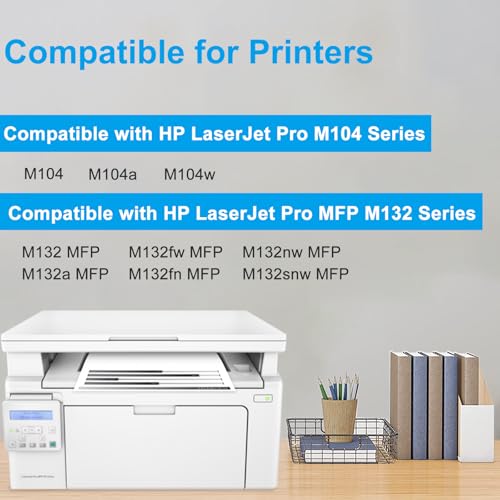 Image of proffisy 18A Toner Cartridge Easy Refill, 218A Toner Cartridge Compatible with HP LaserJet Pro M132nw MFP, M132a MFP, M104w, M104, High Pages Yield Upgraded Toner with 1 Bottle 50g 18A Toner Powder
