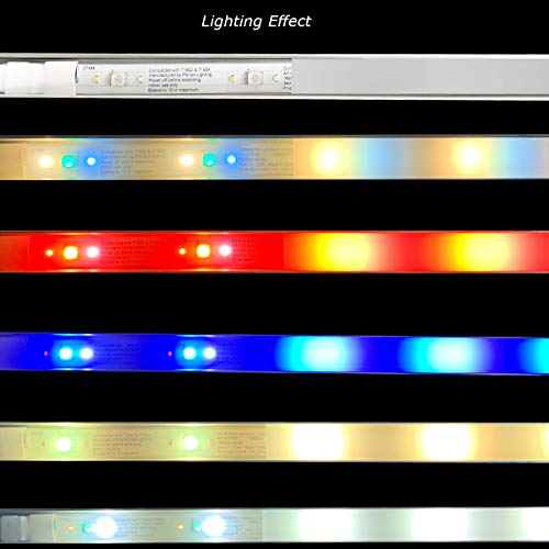 Litever 6-Pack 3.3ft/1 Meter 15x18mm U Shape Aluminum Channels for Lightstrip Plus and Other LED Strips. Diffused PC Covers, End Caps, Mounting Clips, Screws Included.