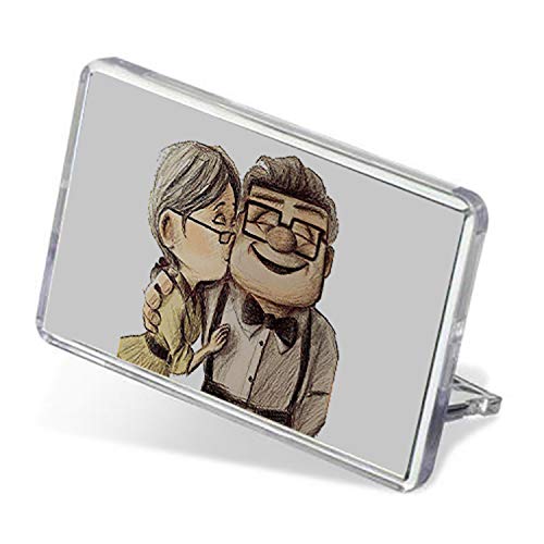 Giftme Multicolor Carl And Ellie Up Sentimental Keepsake Birthday Memories Fridge Magnet.