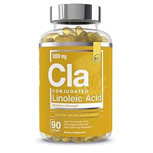 CLA from Safflower Oil – 2400 mg Conjugated Linoleic Acid | Essential Elements – 90 Softgels