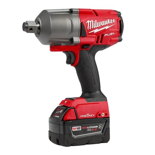 Image of Milwaukee 2864-22R 18V Brushless 3 /4'' High-Torque Impact Wrench w /Friction Ring Black and Red