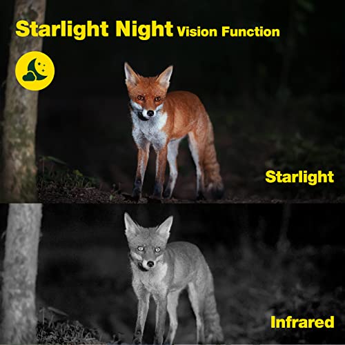 Camparkcam 4K Trail Camera Dual-Lens Starlight Night Vision 60Mp Wifi Bluetooth Game Camera With 0.1S Trigger Ip66 Hunting Cam For Wildlife Monitoring #TOP1