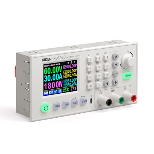 RD RD6030 60V 30A DC DC Voltage Current Step-Down Stabilized Lab Power Supply Module Buck Adjustable Converter Battery Charge