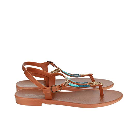 Grendha Rustic Sandal Donna Sandalo Marrone Chiaro...