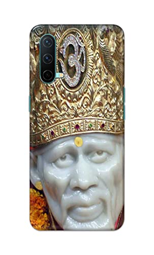 Image of PRINTFIDAA Sai Baba Lord Shiridi Great God Hinduism Hindu Religious Printed Designer Hard Case for OnePlus Nord CE 5G (2021), OnePlus Nord Core Edition 5G (2021) Back Cover -(e) RPM1005
