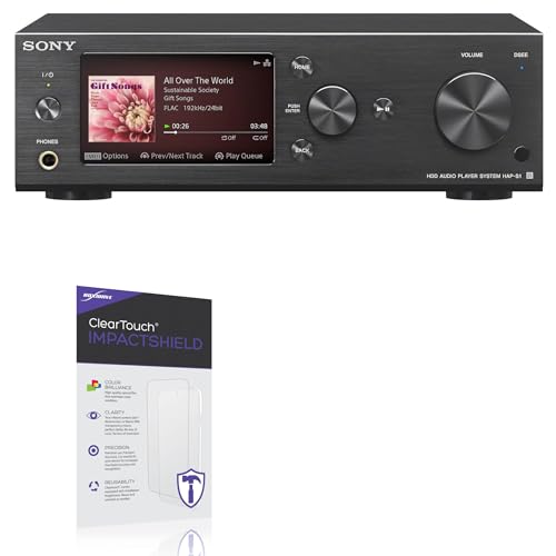 BoxWave Screen Protector Compatible With Sony HAP-S1 - ClearTouch ImpactShield (2-Pack), Impenetrable Screen Protector Flexible Film