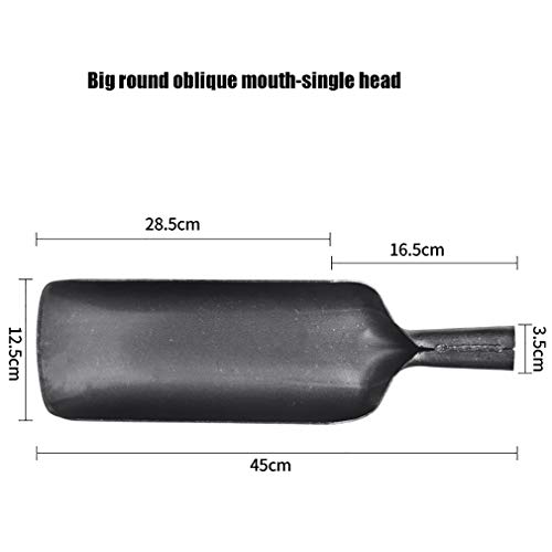 LXFMZ Gardening Tool Quality Steel Shovel with Metal Digging Spade, Multi-Use Shovel for Digging, Farm Garden Steel Gardening Soil Spade,Metallic,4512.5cm