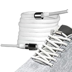 LaceHype – 2 oder 1 Paar Premium Elastische Schnürsenkel ohne binden mit Metallkapseln – Set für 2 oder 1 Paar Schuhe – mit Kapseln für Sneaker