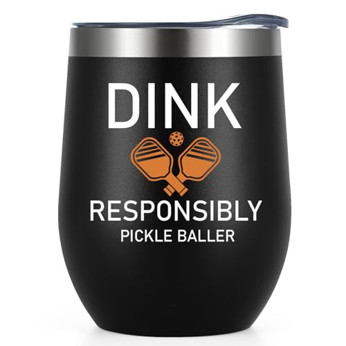 LiqCool Pickleball Dink Responsibly Wine Tumbler...