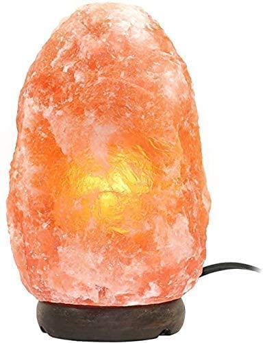 SOO Himalayan Salt Lamp with Wood Base