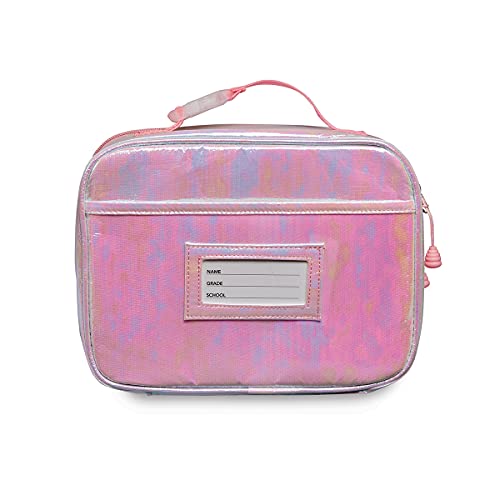 Bixbee Kids Lunch Box, Unicorn Lunch Box For Girls And Boys With Durable Zipper, Front Pocket And Easy To Clean, Water-Resistant Material, Perfect Size Insulated Kids Lunch Bag For Bento Box. #TOP3