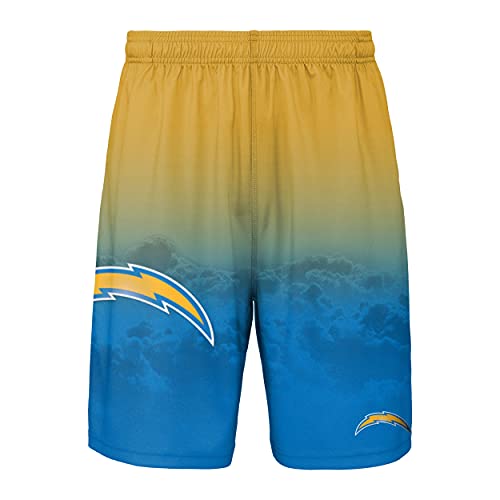 FOCO Los Angeles Chargers NFL Gradient Big Logo Training Short - XL