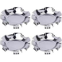 4Pcs 9595152 9596007 Wheel Center Hub Caps Fit for Chevrolet Silverado Avalanche 2007-2013 for Suburban Tahoe 2007-2014, 6 Lug Wheel Hubcap Cover for 20" 5-Spoke Wheels