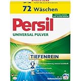 Persil Universal Pulver Tiefenrein Waschmittel (72 Waschladungen), Vollwaschmittel für tiefenreine Wäsche und eine hygienisch frische Maschine, auch bei Kalt- & Kurz-Wäsche, effektiv ab 20 °C