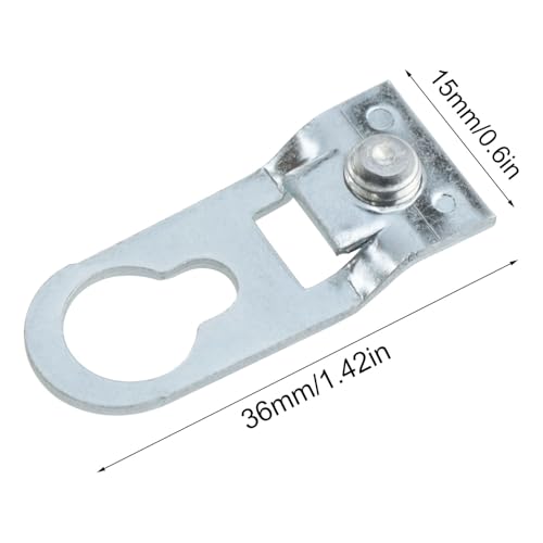 Image of Aluminum Alloy Photo Frame Hangers Hooks with Screws D Ring Picture Hangers Picture Hangers for Frames Frame Hanging Hardware 20PCS