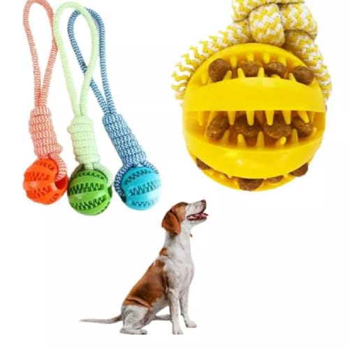 Corda com Bola Petisqueira Escova Dente Mordedor