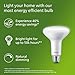 PHILIPS BR30 Ultra Efficient Frosted Dimmable LED Light Bulbs - Flicker-Free Light Bulbs with EyeComfort Technology - Daylight 5000K - 650 Lumen - E26 Base - 3 Pack
