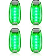 UMISHI LED Safety Light (4 Pack) Kayak Lights Clip on Jogging Lights Visibility Stroller Lights f...