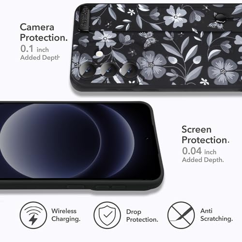 Image of Compatible with Samsung Galaxy S25 FE Case with Strap Wrist