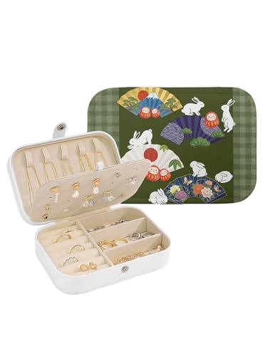 Keikimeiker �W���G���[�{�b�N�X �a�� ��q ������ �B�� �� �`�F�b�N ��e�� �A�N�Z�T���[�{�b�N�X ���[�P�[�X �����` 16×11×5cm ���O���\�̎d�؂�� ���s�E�o���p �g�їp ���� ���U�[ �s�A�X �l�b�N���X