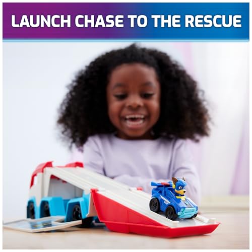 Paw Patrol - Pat Patrouille - La Super Patrouille Le Film - Pat Patrouilleur Pup Squad La Pat Patrouille - Voiture Figurine À Collectionner - Pat Patrouille Jouet Chase - Jouet Enfant 3 Ans et +