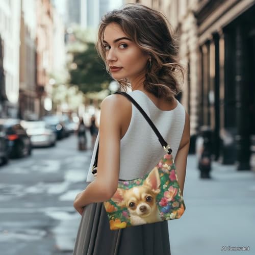 Bolso pequeño de hombro tipo media luna para mujer miniatura 2