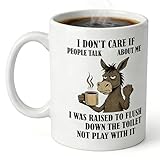 Generisch Keramikbecher | Tier Mittelfinger Motiv Trinkgefäß - 35cl Große Kaffeetasse mit Spruch,Für Latte Cappuccino Saft Limo Bier Wohnzimmer Küche Büro Geburtstagsfeier