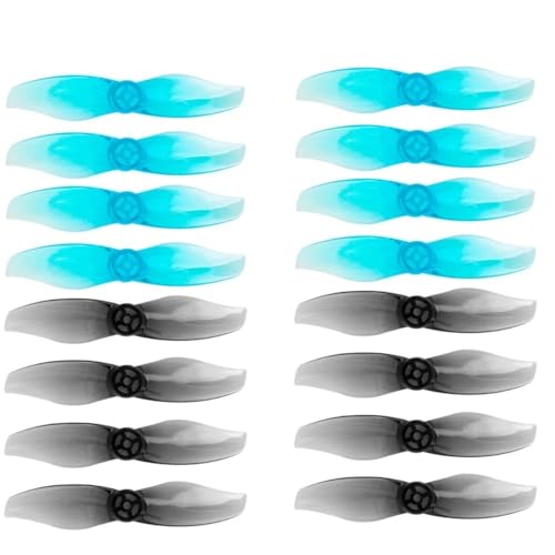Hélice double lame 1.5mm bipale grise pour micro drone FPV de 2 pouces pas 2x1.5