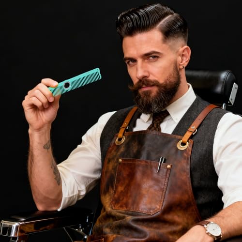 Set Dual-Size Peines para Barberos Profesional 2 Piezas miniatura 4