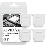 4個セット ホットシューカバー シューキャップ アクセサリーシューカバー Sony ソニー FA-SHC1M 互換 カメラ保護 接点保護 プラスチック α99 / α77 / α1 / α9 / α7C / α7 / α7R / ZV-E10 / ZV-1 / α6400 / FX30 その他 マルチインターフェースシュー搭載機種 対応 ホワイト - The Good Products