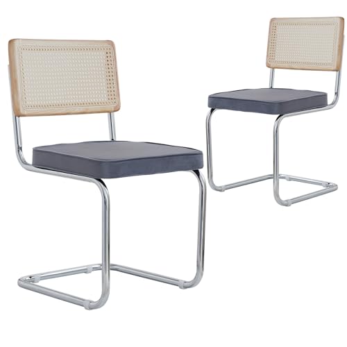 GrandCA HOME Modernes 2er-Set Esszimmerstühlen mit Rückenlehne aus...