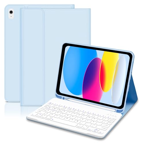 Funda iPad 11 Generación (A16) 2025 11 Pulgadas / 10 Generación 2022 10,9 Pulgadas con Teclado,...