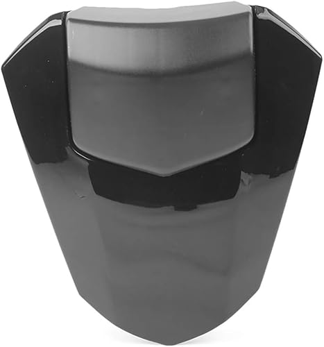 YZF R6 2008-2015 Asiento trasero del pasajero de la cubierta trasera para Yamaha YZFR6 2008 2009 2010 2011 2012 2013 2014 15 ABS plástico (negro)