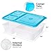 Bento Lunch Box | Meal Prep Containers | 7 Pack | Reusable 3-Compartment Plastic Divided Food Storage Container Boxes for Kids & Adults | Microwave, Dishwasher and Freezer Safe by Lucentee