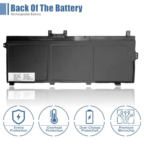 Image of L20C3P71 L20M3P71 Laptop Battery Replacement for Lenovo ThinkPad X13 Yoga G2 2021, G3 2022 Series Notebook L20L3P71 11.52V 57Wh 4950mAh